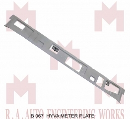 B 067 HYVA METER PLATE